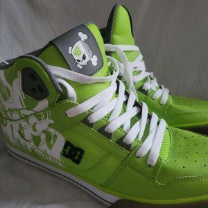 Rare DC Shoes Ken Block Spartan Hi WC – Lime Green Sz 12 skate